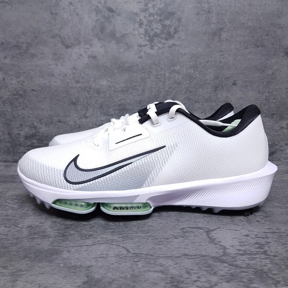 NIKE Air Zoom Infinity Tour Next % 2 Golf Cleats Mens 12 White Grey FD0217-100